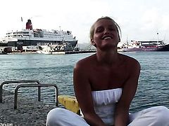 Kathia Nobili makes her sexual fantasies cum true alone