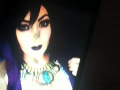 dragon age morrigan jessica nigri cosplay cum tribute