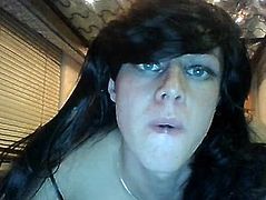 crossdressers self facial cumpilation