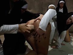 Group sex with lovely nuns