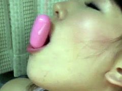 Sexy Asian babe fucked hard