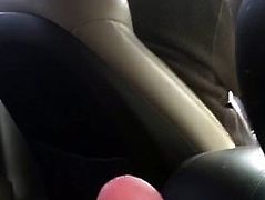 Masturbating while Dad drives the car