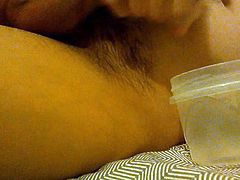 Urethral sounding precum and cum