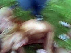 extreme wild german outdoor groupsex fisting and bukkake party gangbang orgy