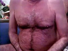 grandpa cum on cam