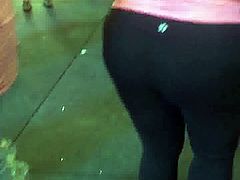 Big booty in spandex part 4