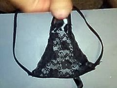 cumming in my daughter in laws lacy black thong
