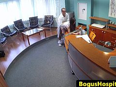 Real amateur patient bentover and fucked