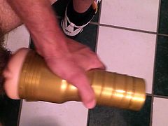 My fleshlight build up and cum part 1