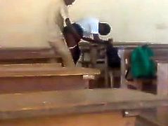 teen african students fucking doggstyle in class