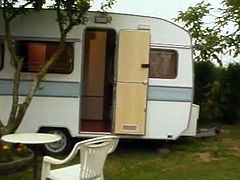 youg french visti an old prostitute in her camping car