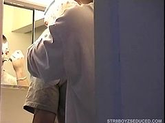 Straight Boy CJ Jerks Off and Pumps His Cum