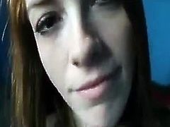 College chick gives a sloppy blowjob to a black guy