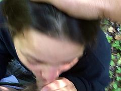 Fantastic gagging deep throat blowjob by Krystal