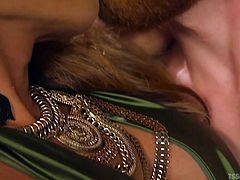Kinky shemale mistress Jessica, has complete control over her pathetic males slave. The domineering mature goddess makes him suck on her toes and slowly makes his way up to her rock hard erection. Hopefully he can suck cock, as well as he can lick her feet. Otherwise, she will be very mad at him.