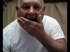 grandpa cum on cam