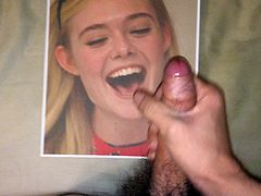 Elle Fanning cum tribute 24