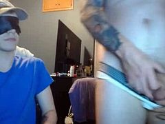 2 Str8 Friends Go Gay & Cum In Mouth 1st Time On Cam