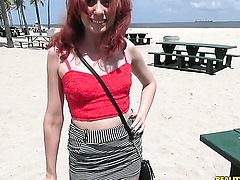Redhead Rose Shadows wants mans rod to fuck her mouth