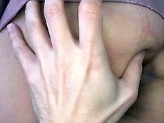 An Asian couple gets down in this sexy cosplay video. He licks her hairy twat and sucks all of her pussy juices until his dick's up and at em and ready to smash some hairy tight Asian pussy.