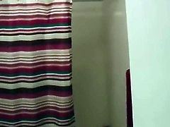 Son tricking mommy in the shower