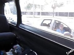 Babe From Street Fucked in Car