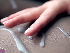 Semen (Cum Lube) on Pantyhose