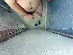 recorded dad jerking in the shower