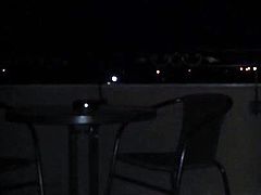 OlaRobyexx exposed on balcony public