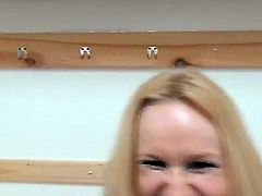 Angel Wicky gets offered a bit of money for some screen time with no clothes on. She displays her goods and then gets down to business by giving a blow job huge ass