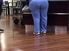 Big phat booty short lady with a lot of  azz part2