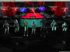 Bad Girl Metal and Rock Stripclub dancing in Second Life