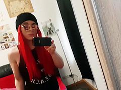 Crazy Demon Hot Femboy Tranny Red Hair Ladyboy Amotharis