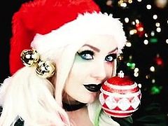 Jessica Nigri - Harley Quinn christmas 2017