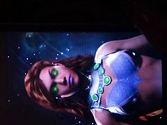 Injustice 2 starfire cumtribute