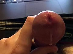 Cumshot after edging