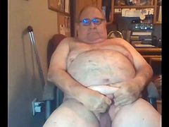 grandpa cum on webcam