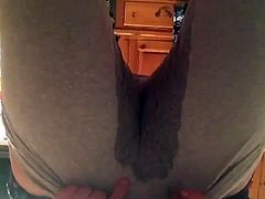 My Girlfriend pissing herself and playing