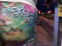 Candid colorful spandex
