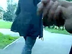 Flasher scares women in park
