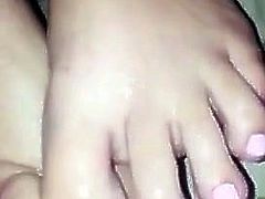 Footjob cumplay take no 1