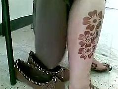 Henna feet