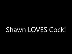 Shawn throating a BIG cock