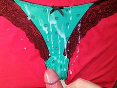 Cum on wifes panties 12