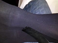 Nylon Wife part one:  She teases me