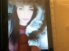 Cum Tribute for Dawn Willow in a Fur Coat