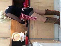 dans la cuisine