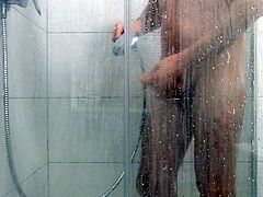 Horny in shower