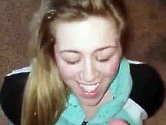 Three Facials on Amateur Girl