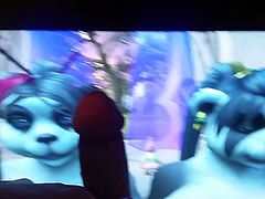 Tribute to 2 pandaren wankdolls